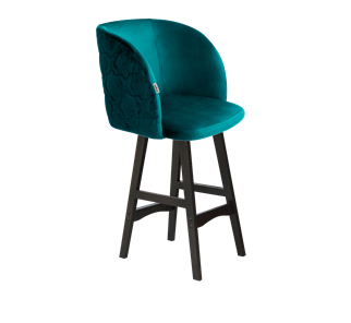 Полубарный стул SHT-ST33-1 / SHT-S65-1 (альпийский бирюзовый/венге) в Артеме
