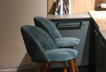 Полубарный стул SHT-ST34-1 / SHT-S80-1 (голубая пастель/темный орех/черный) во Владивостоке - предосмотр 6