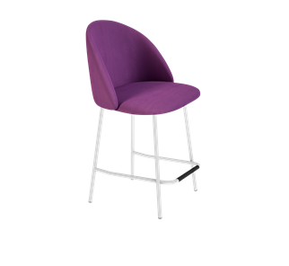 Полубарный стул SHT-ST35 / SHT-S29P-1 (ягодное варенье/белый муар) в Артеме