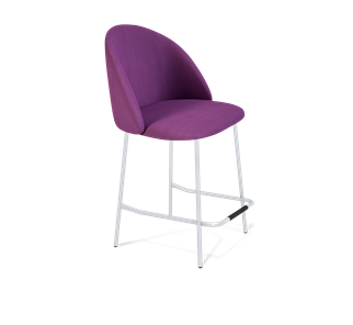 Полубарный стул SHT-ST35 / SHT-S29P-1 (ягодное варенье/хром лак) в Артеме