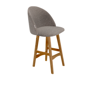 Полубарный стул SHT-ST35 / SHT-S65-1 (тростниковый сахар/светлый орех) в Артеме