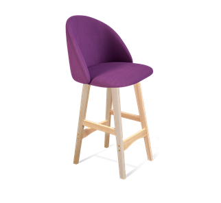 Полубарный стул SHT-ST35 / SHT-S65-1 (ягодное варенье/прозрачный лак) в Артеме