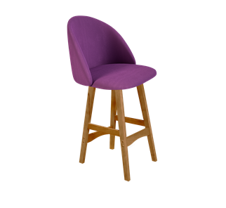 Полубарный стул SHT-ST35 / SHT-S65-1 (ягодное варенье/светлый орех) в Артеме