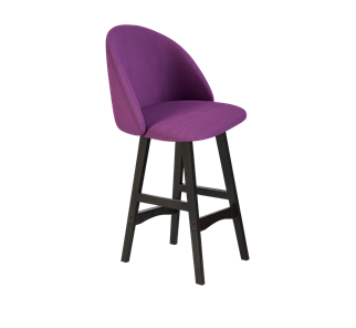 Полубарный стул SHT-ST35 / SHT-S65-1 (ягодное варенье/венге) в Артеме