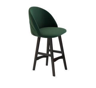 Полубарный стул SHT-ST35-2 / SHT-S65-1 (лиственно-зеленый/венге) во Владивостоке