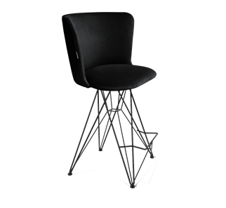 Полубарный стул SHT-ST36 / SHT-S66-1 (ночное затмение/черный муар) в Артеме