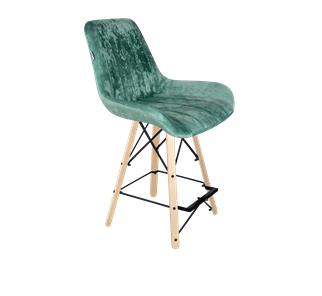 Полубарный стул SHT-ST37 / SHT-S80-1 (зеленый чай/прозрачный лак/черный) в Находке