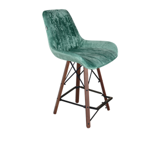 Полубарный стул SHT-ST37 / SHT-S80-1 (зеленый чай/темный орех/черный) в Артеме