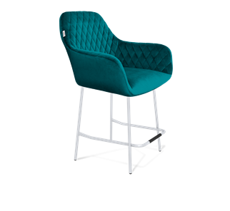 Полубарный стул SHT-ST38 / SHT-S29P-1 (альпийский бирюзовый/хром лак) в Уссурийске