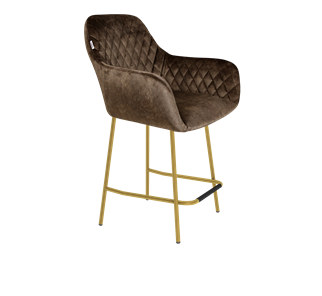 Полубарный стул SHT-ST38 / SHT-S29P-1 (кофейный трюфель/золото) в Артеме