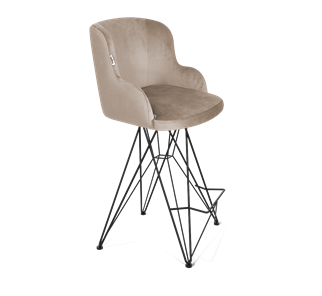 Полубарный стул SHT-ST39 / SHT-S66-1 (латте/черный муар) в Артеме