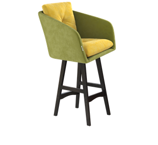 Полубарный стул SHT-ST43-2 / SHT-S65-1 (фисташковый десерт/венге) в Артеме