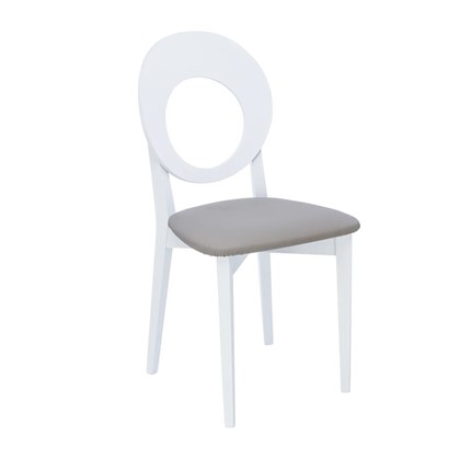 Обеденный стул Leset Хьюстон (Белый лак/экокожа 526) во Владивостоке - изображение