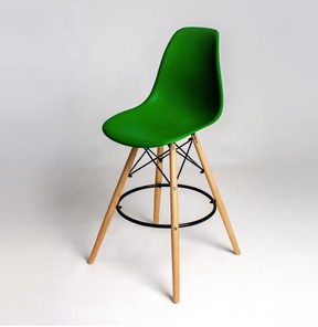 Барный стул DSL 110 Wood bar (Зеленый) в Уссурийске