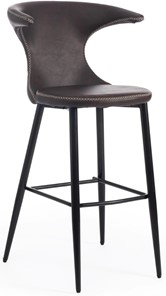 Барный кухонный стул FLAIR BAR (mod. 9018) 60х56х106 коричневый 1/черный арт.19647 в Артеме - предосмотр