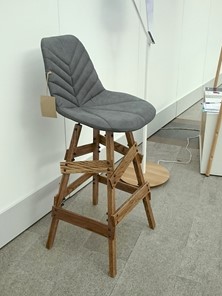 Барный стул SHT-ST29-C4/S29 (графит/черный муар/золотая патина) в Уссурийске - предосмотр 10