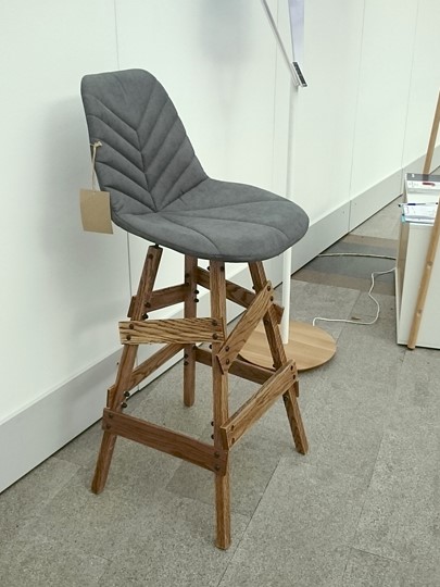 Барный стул SHT-ST29-C4/S29 (графит/черный муар/золотая патина) в Артеме - изображение 10