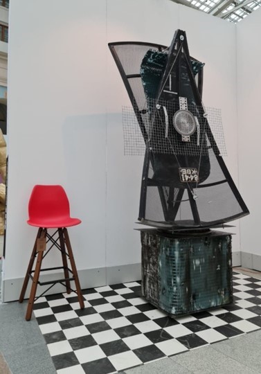 Барный стул SHT-ST29/S92 (черный/брашированный коричневый/черный муар) в Артеме - изображение 19
