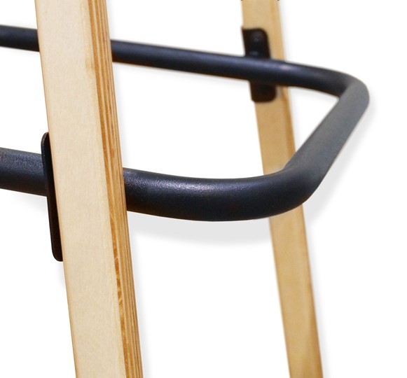 Барный стул SHT-ST29/S94 (оранжевый ral2003/прозрачный лак/черный муар) в Артеме - изображение 4