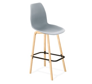 Барный стул SHT-ST29/S94 (оранжевый ral2003/прозрачный лак/черный муар) в Артеме - предосмотр 8