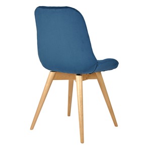 Обеденный стул POLINI Home Verona SD, синий-натуральный во Владивостоке - предосмотр 3