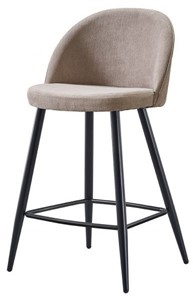Полубарный стул 373B-2 dark beige/black в Находке