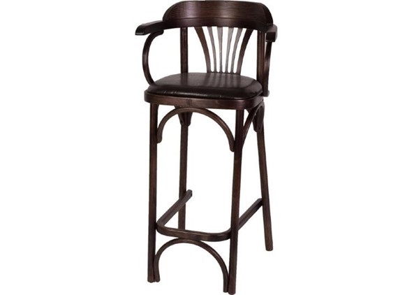 Барный стул 650 мягкий (темный тон) в Артеме - изображение
