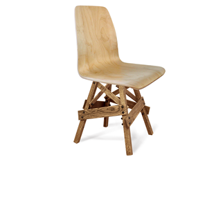 Кухонный стул SHT-ST10-1/S71 (прозрачный лак/дуб брашированный коричневый) в Артеме