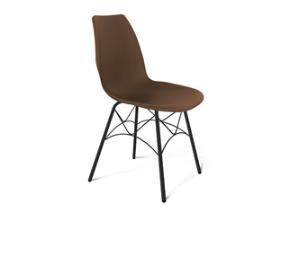 Кухонный стул SHT-ST29/S107 (коричневый ral 8014/черный муар) в Уссурийске