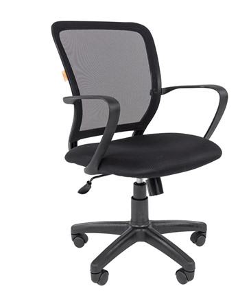Компьютерное кресло CHAIRMAN 698 black, ткань, цвет черный в Артеме - изображение
