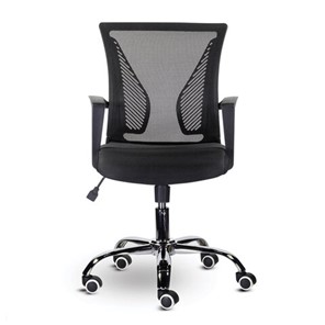 Офисное кресло Brabix Wings MG-304 (пластик черный, хром, сетка, черное) 532016 в Артеме