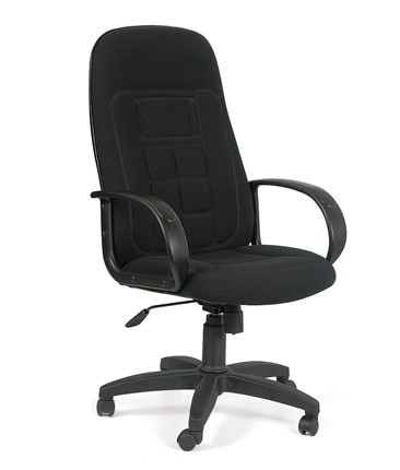 Кресло CHAIRMAN 727 ткань ст., цвет черный в Артеме - изображение