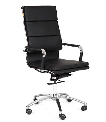 Компьютерное кресло CHAIRMAN 750 экокожа черная в Артеме - изображение