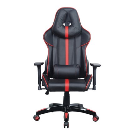 Офисное кресло Brabix GT Carbon GM-120 (две подушки, экокожа, черное/красное) 531931 во Владивостоке - изображение