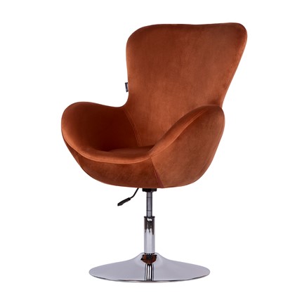 Офисное кресло Беннет-1, Микровелюр оранжевый в Артеме - изображение
