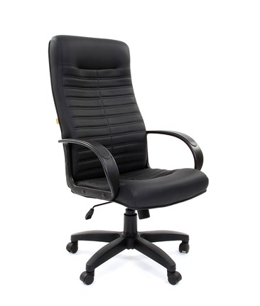 Офисное кресло CHAIRMAN 480 LT, экокожа, цвет черный в Артеме - изображение