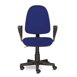 Компьютерное кресло Brabix Prestige Ergo MG-311 (регулируемая эргономичная спинка, ткань, синее) 532423 в Артеме