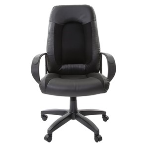 Компьютерное кресло Brabix Strike EX-525 (экокожа черная, ткань черная, TW) в Находке