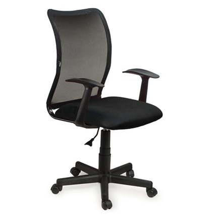 Компьютерное кресло Brabix Spring MG-307 (с подлокотниками, черное TW) в Артеме - изображение
