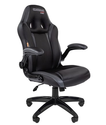 Офисное кресло CHAIRMAN GAME 15, цвет черный / серый в Артеме - изображение