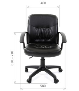 Офисное кресло CHAIRMAN 651 ЭКО коричневое в Артеме - предосмотр 1