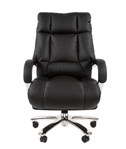 Компьютерное кресло CHAIRMAN 405 черное нат.кожа/экокожа в Артеме - предосмотр 1