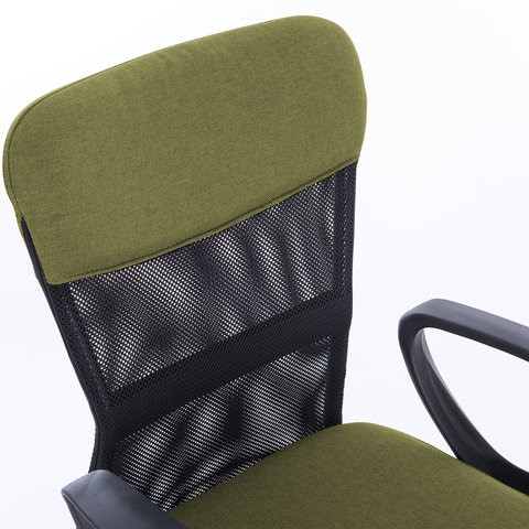 Офисное кресло Brabix Jet MG-315 (с подлокотниками, зеленое) 531841 в Артеме - изображение 4
