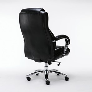 Офисное кресло Brabix Premium Status HD-003 (рециклированная кожа, хром, черное) 531821 в Артеме - предосмотр 2