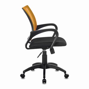 Кресло офисное Brabix Fly MG-396 (с подлокотниками, сетка, оранжевое/черное) 532084 в Артеме - предосмотр 1