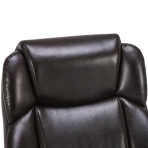 Кресло Brabix Premium Favorite EX-577 (пружинный блок, рециклир. кожа, коричневое) 531936 в Артеме - предосмотр 5