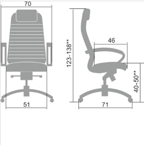Офисное кресло Samurai KL-1.041 черный в Находке - предосмотр 1