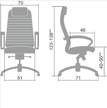 Офисное кресло Samurai KL-1.041 черный в Артеме - изображение 1