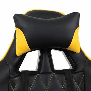 Офисное кресло Brabix GT Master GM-110 (две подушки, экокожа, черное/желтое) 531927 в Артеме - предосмотр 5