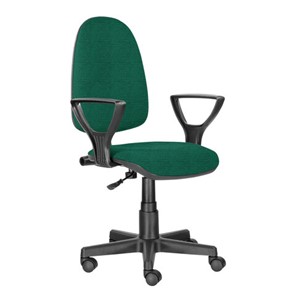 Компьютерное кресло Brabix Prestige Ergo MG-311 (регулируемая эргономичная спинка, ткань,черно-зеленое) во Владивостоке - предосмотр 2
